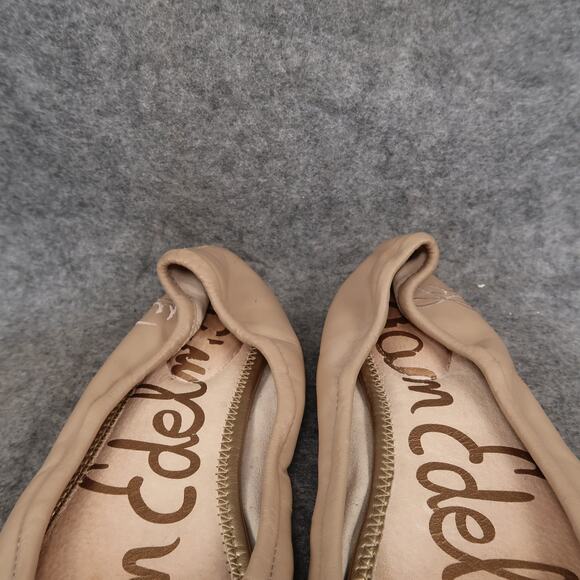 Sam Edelman Shoes Womens 7 Ballet Flats Felicia Leather Round Closed Toe Fashion - Picture 3 of 12